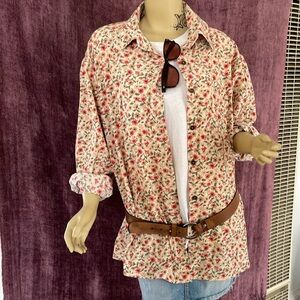 Floral Button-Up Shirt